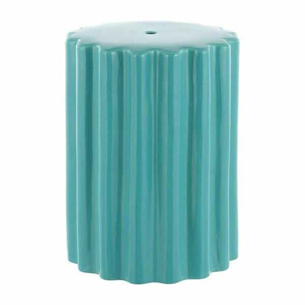 Safavieh 18 in. Tulett Ceramic Garden Stool, Robins Egg Blue ACS4600B